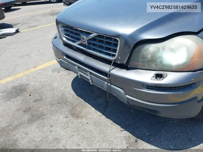 2008 Volvo Xc90 3.2 VIN: YV4CZ982581429635 Lot: 45434790
