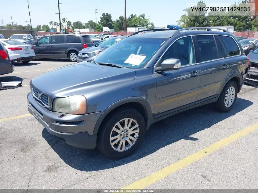 2008 Volvo Xc90 3.2 VIN: YV4CZ982581429635 Lot: 45434790