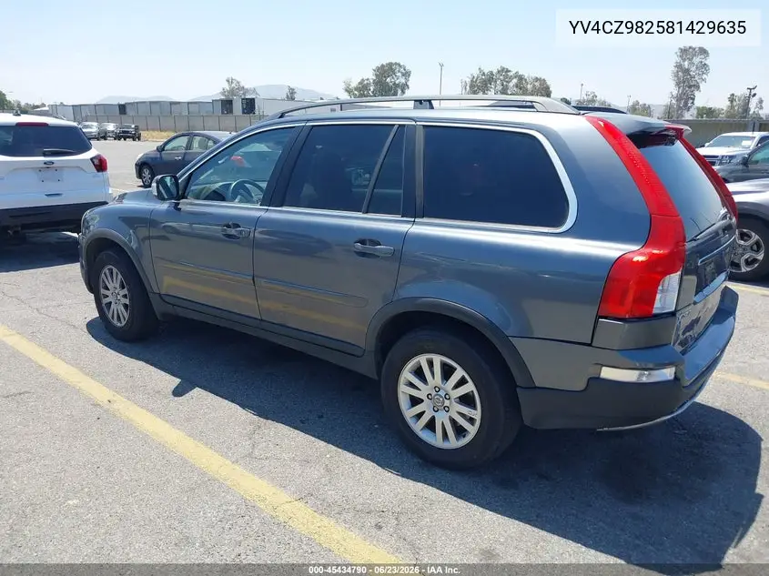 2008 Volvo Xc90 3.2 VIN: YV4CZ982581429635 Lot: 45434790