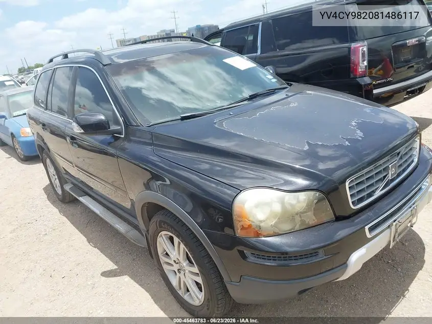 2008 Volvo Xc90 3.2 VIN: YV4CY982081486117 Lot: 45463783