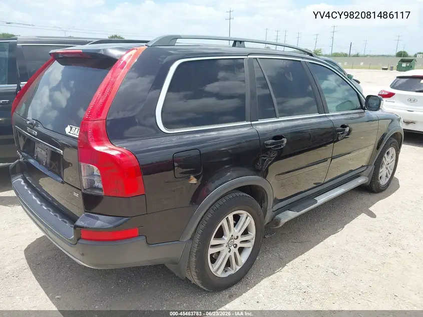 2008 Volvo Xc90 3.2 VIN: YV4CY982081486117 Lot: 45463783
