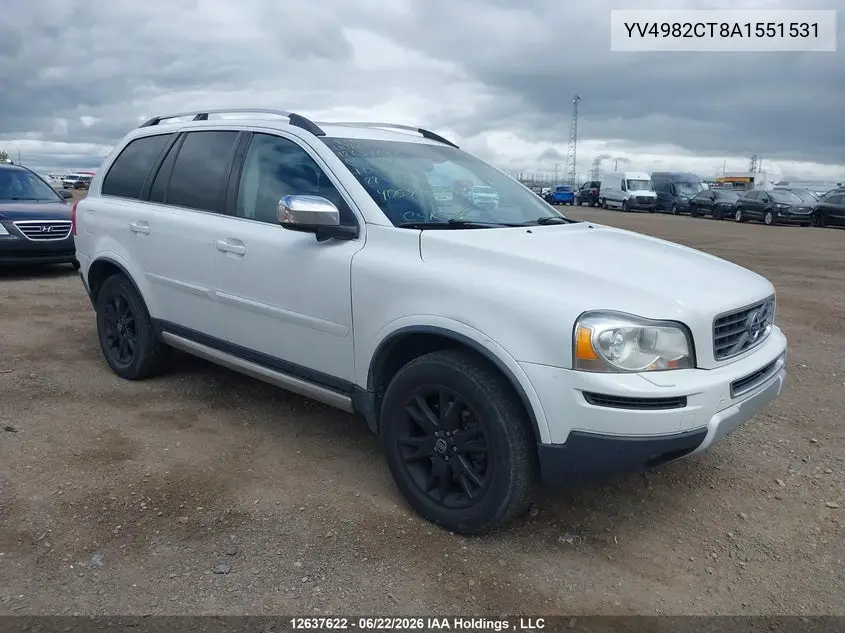 2010 Volvo Xc90 3.2/3.2 Luxury/3.2 R-Design VIN: YV4982CT8A1551531 Lot: 12637622