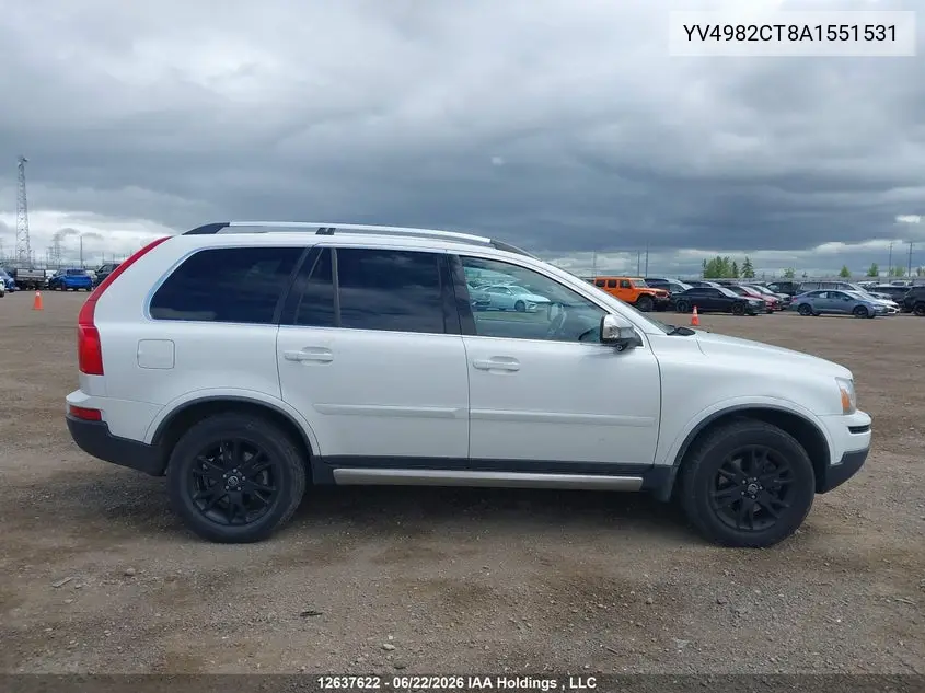 2010 Volvo Xc90 3.2/3.2 Luxury/3.2 R-Design VIN: YV4982CT8A1551531 Lot: 12637622