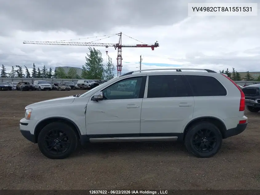2010 Volvo Xc90 3.2/3.2 Luxury/3.2 R-Design VIN: YV4982CT8A1551531 Lot: 12637622