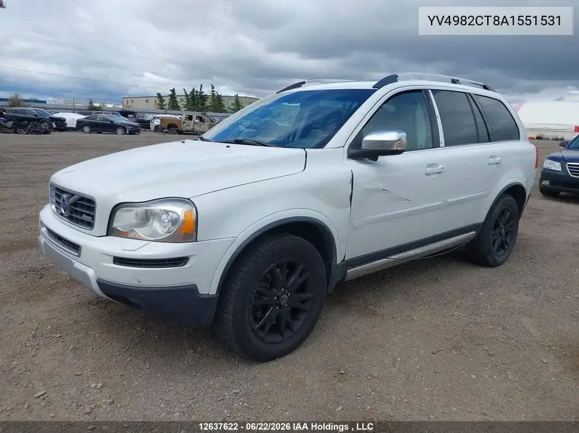 2010 Volvo Xc90 3.2/3.2 Luxury/3.2 R-Design VIN: YV4982CT8A1551531 Lot: 12637622