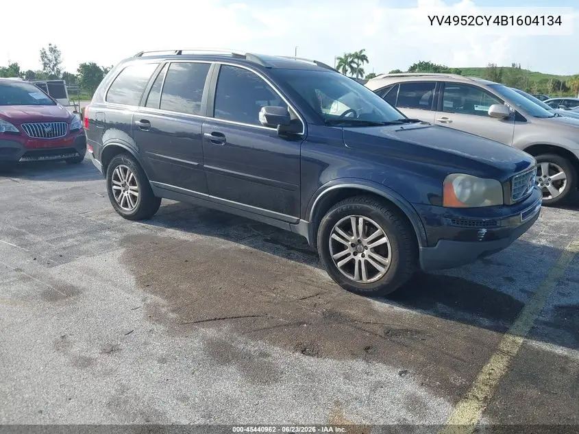 2011 Volvo Xc90 3.2 VIN: YV4952CY4B1604134 Lot: 45440962