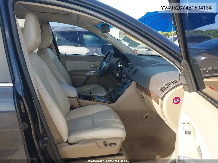 2011 Volvo Xc90 3.2 VIN: YV4952CY4B1604134 Lot: 45440962