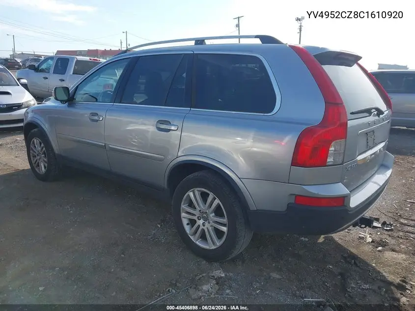 2012 Volvo Xc90 3.2/3.2 Platinum/3.2 Premier Plus VIN: YV4952CZ8C1610920 Lot: 45406898