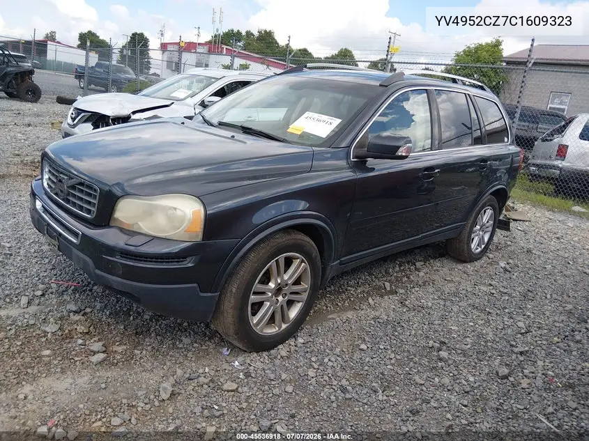 2012 Volvo Xc90 3.2/3.2 Platinum/3.2 Premier Plus VIN: YV4952CZ7C1609323 Lot: 45536918