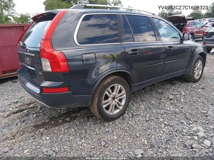 2012 Volvo Xc90 3.2/3.2 Platinum/3.2 Premier Plus VIN: YV4952CZ7C1609323 Lot: 45536918
