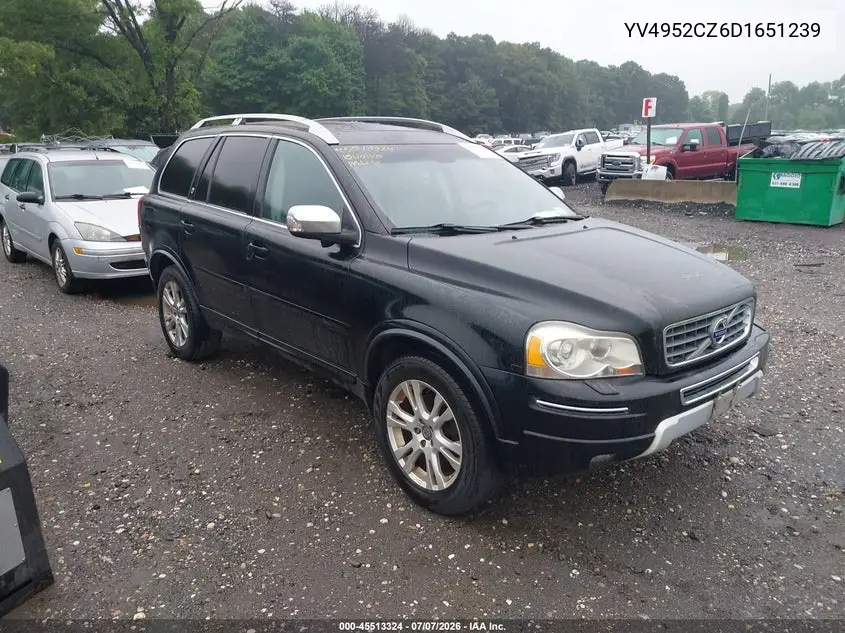 2013 Volvo Xc90 3.2/3.2 Platinum/3.2 Premier Plus VIN: YV4952CZ6D1651239 Lot: 45513324