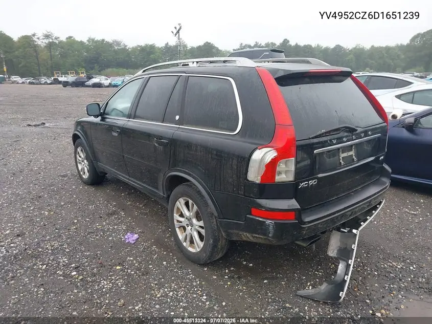2013 Volvo Xc90 3.2/3.2 Platinum/3.2 Premier Plus VIN: YV4952CZ6D1651239 Lot: 45513324