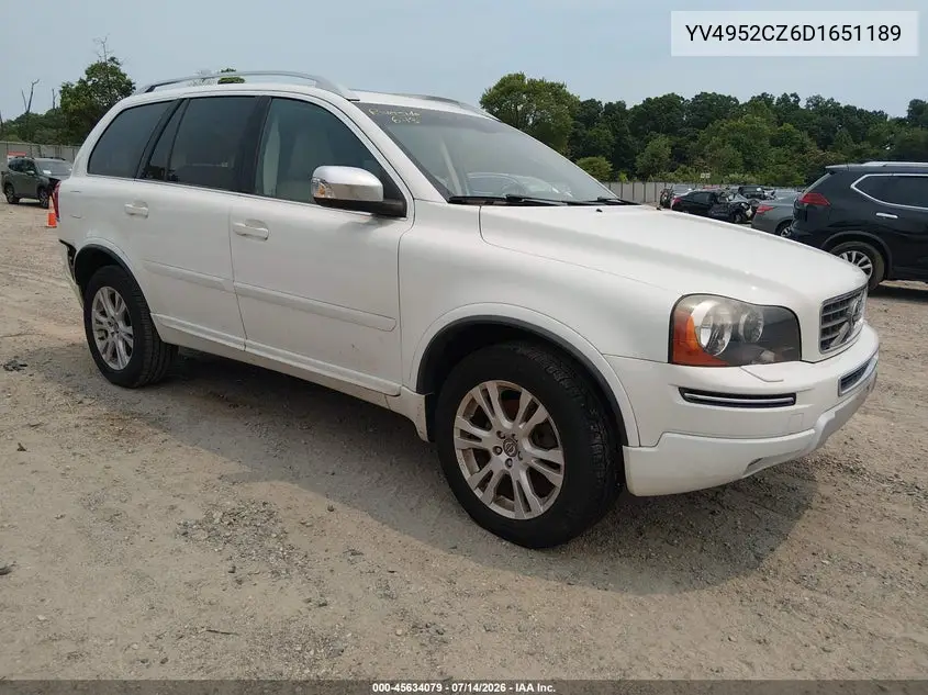 2013 Volvo Xc90 3.2/3.2 Platinum/3.2 Premier Plus VIN: YV4952CZ6D1651189 Lot: 45634079