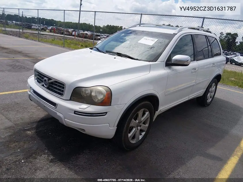 2013 Volvo Xc90 3.2/3.2 Platinum/3.2 Premier Plus VIN: YV4952CZ3D1631787 Lot: 45637705