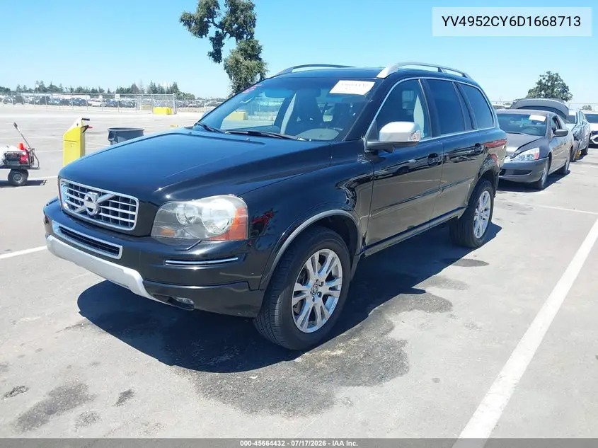 2013 Volvo Xc90 3.2/3.2 Platinum/3.2 Premier Plus VIN: YV4952CY6D1668713 Lot: 45664432