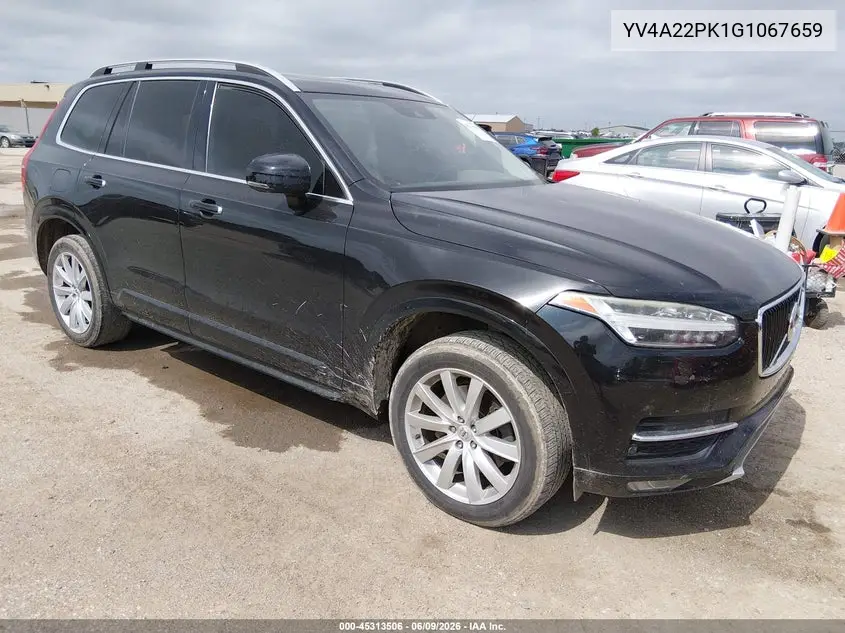 2016 Volvo Xc90 T6 Momentum VIN: YV4A22PK1G1067659 Lot: 45313506