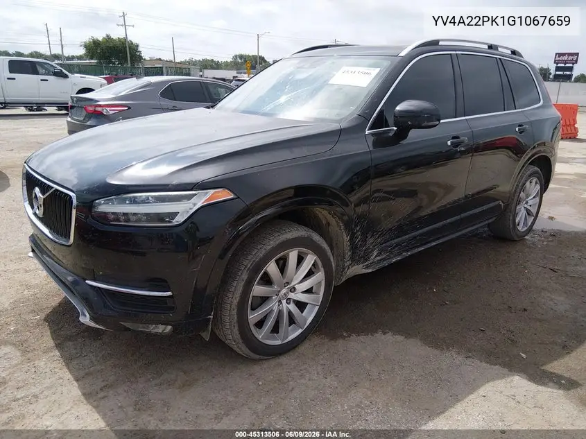2016 Volvo Xc90 T6 Momentum VIN: YV4A22PK1G1067659 Lot: 45313506