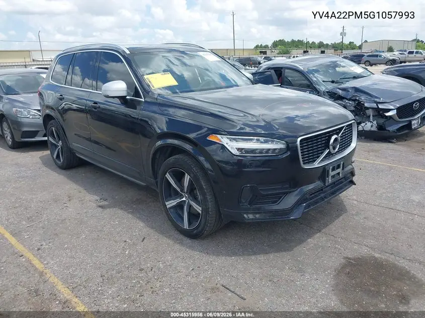 2016 Volvo Xc90 T6 R-Design VIN: YV4A22PM5G1057993 Lot: 45315956