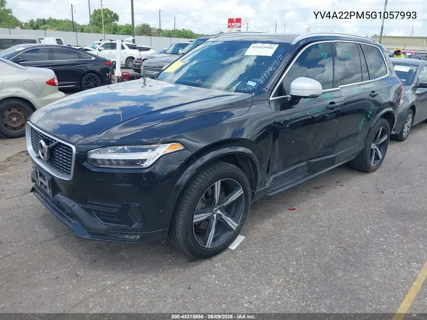 2016 Volvo Xc90 T6 R-Design VIN: YV4A22PM5G1057993 Lot: 45315956