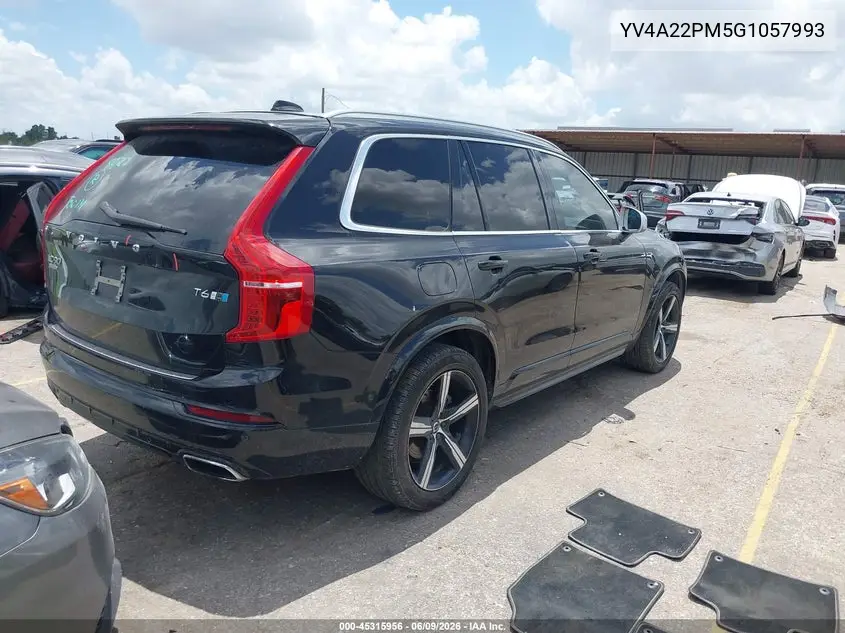 2016 Volvo Xc90 T6 R-Design VIN: YV4A22PM5G1057993 Lot: 45315956