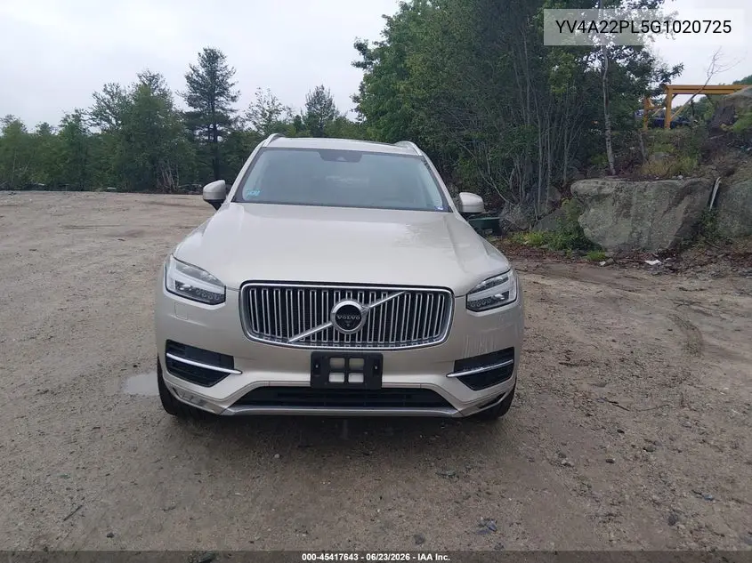 2016 Volvo Xc90 T6 Inscription VIN: YV4A22PL5G1020725 Lot: 45417643