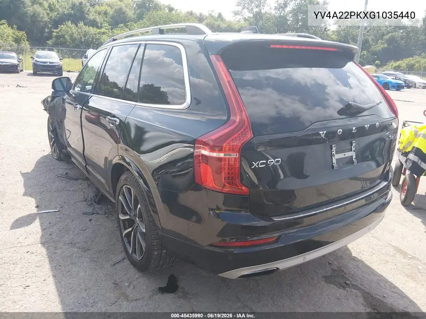 2016 Volvo Xc90 T6 Momentum VIN: YV4A22PKXG1035440 Lot: 45435990