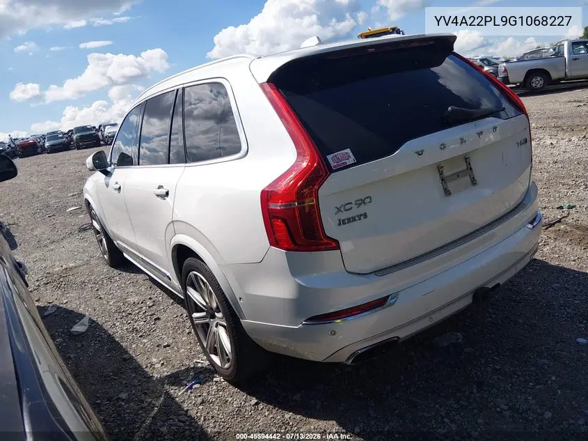 2016 Volvo Xc90 T6 Inscription VIN: YV4A22PL9G1068227 Lot: 45594442