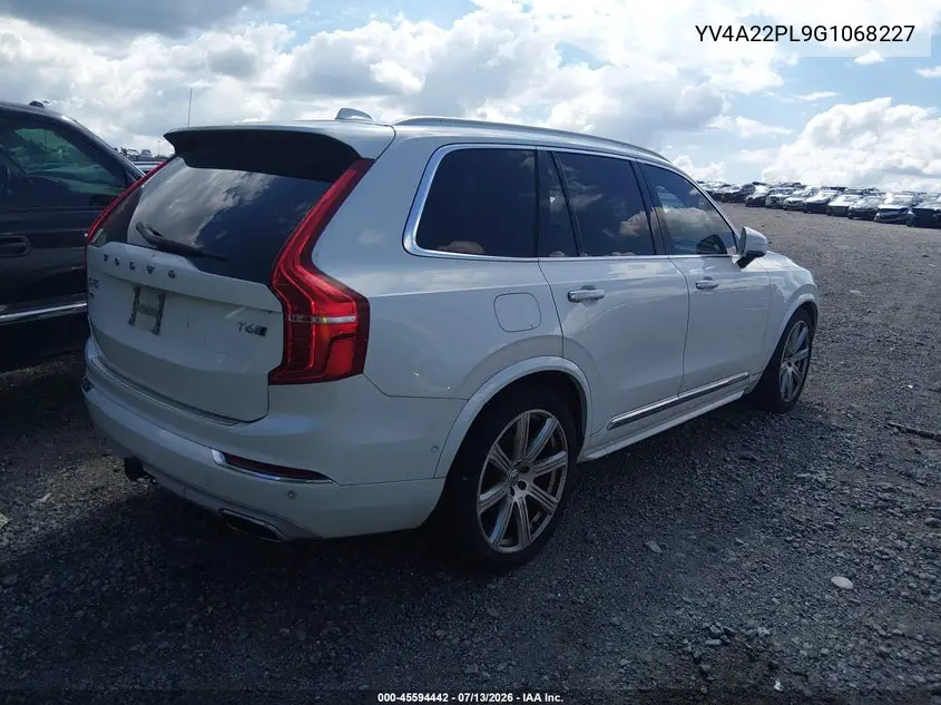 2016 Volvo Xc90 T6 Inscription VIN: YV4A22PL9G1068227 Lot: 45594442