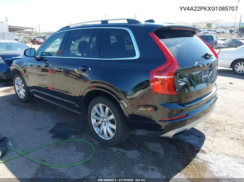 2016 Volvo Xc90 T6 Momentum VIN: YV4A22PKXG1085707 Lot: 45595572