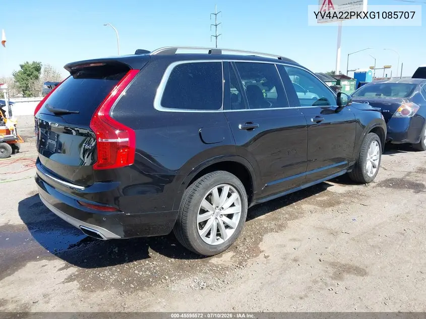 2016 Volvo Xc90 T6 Momentum VIN: YV4A22PKXG1085707 Lot: 45595572