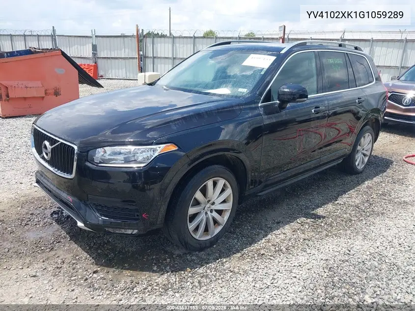 2016 Volvo Xc90 T5 Momentum VIN: YV4102XK1G1059289 Lot: 45597153