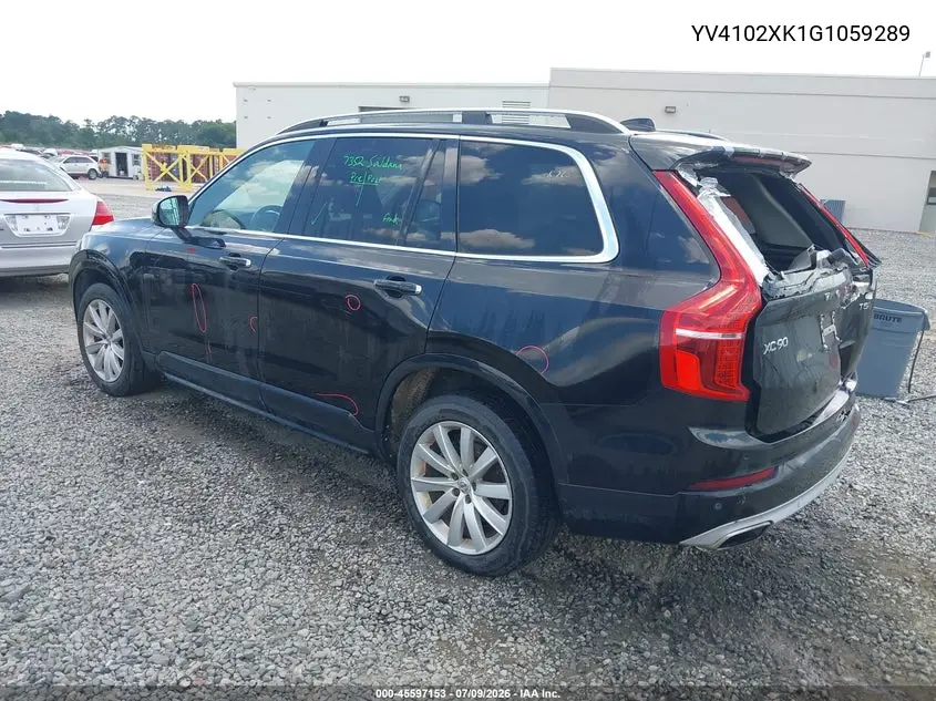 2016 Volvo Xc90 T5 Momentum VIN: YV4102XK1G1059289 Lot: 45597153