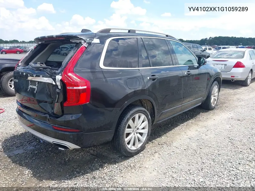 2016 Volvo Xc90 T5 Momentum VIN: YV4102XK1G1059289 Lot: 45597153