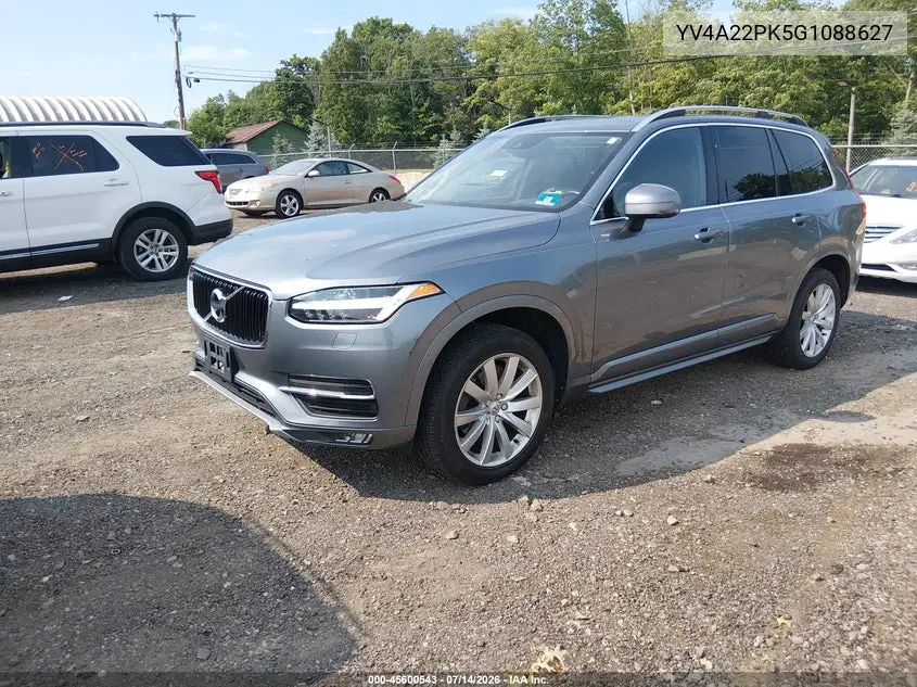 2016 Volvo Xc90 T6 Momentum VIN: YV4A22PK5G1088627 Lot: 45600543
