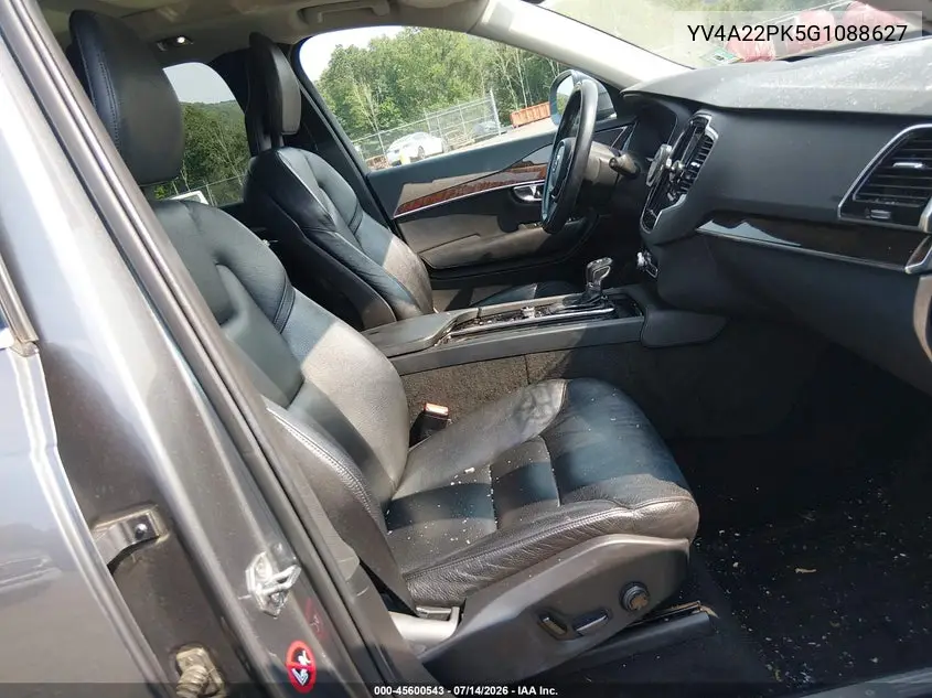2016 Volvo Xc90 T6 Momentum VIN: YV4A22PK5G1088627 Lot: 45600543