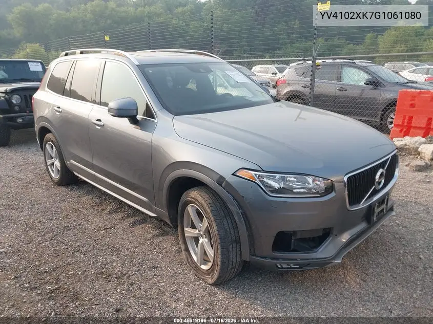 2016 Volvo Xc90 T5 Momentum VIN: YV4102XK7G1061080 Lot: 45619196