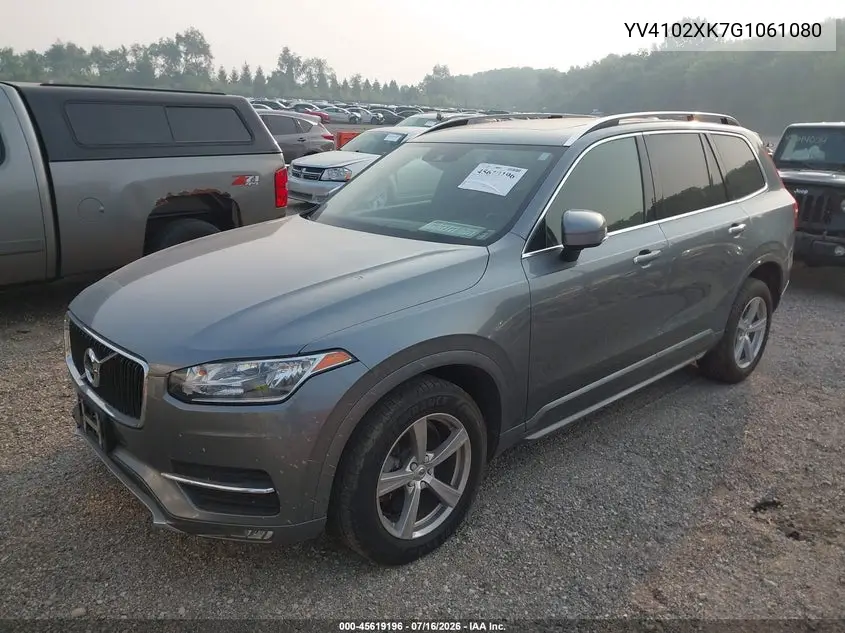 2016 Volvo Xc90 T5 Momentum VIN: YV4102XK7G1061080 Lot: 45619196