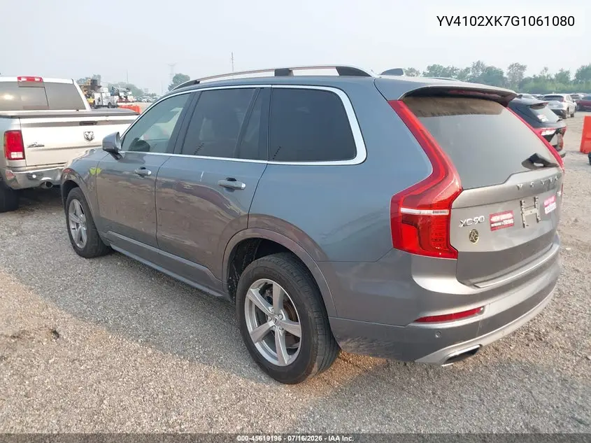 2016 Volvo Xc90 T5 Momentum VIN: YV4102XK7G1061080 Lot: 45619196