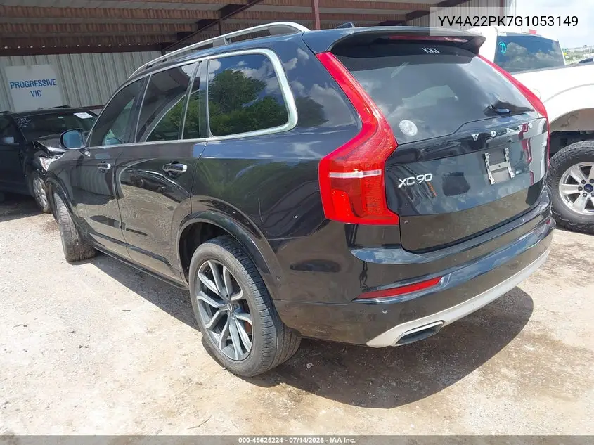 2016 Volvo Xc90 T6 Momentum VIN: YV4A22PK7G1053149 Lot: 45625224
