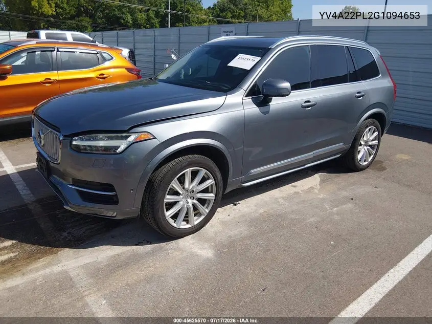 2016 Volvo Xc90 T6 Inscription VIN: YV4A22PL2G1094653 Lot: 45625570