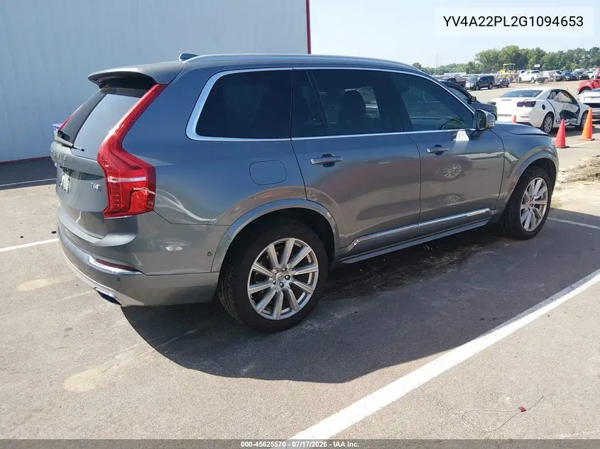 2016 Volvo Xc90 T6 Inscription VIN: YV4A22PL2G1094653 Lot: 45625570