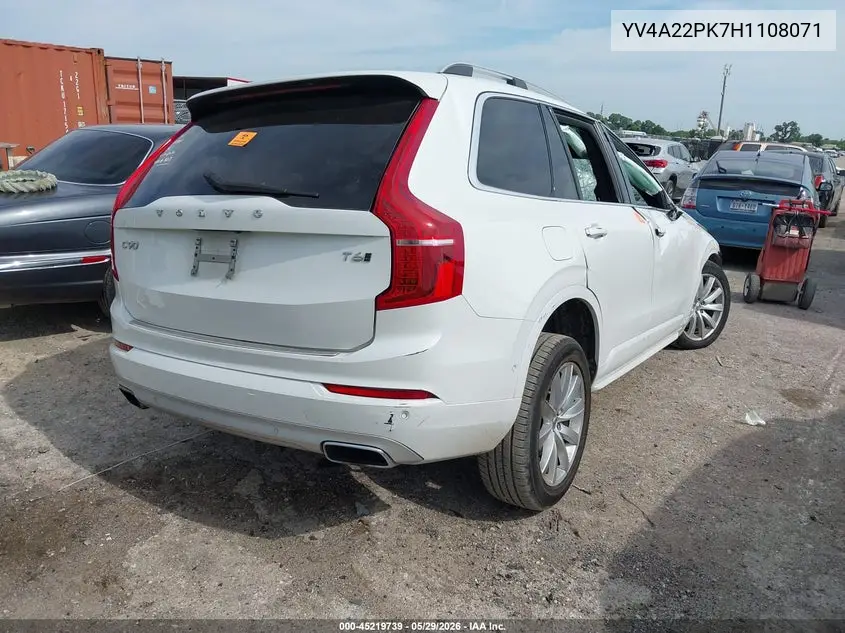 2017 Volvo Xc90 T6 Momentum VIN: YV4A22PK7H1108071 Lot: 45219739