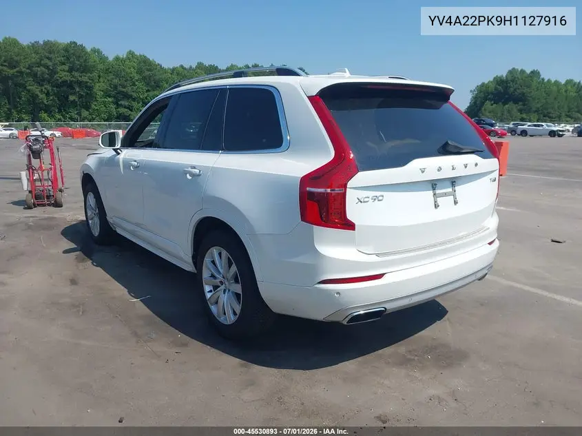 2017 Volvo Xc90 T6 Momentum VIN: YV4A22PK9H1127916 Lot: 45530893