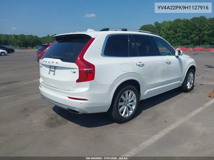 2017 Volvo Xc90 T6 Momentum VIN: YV4A22PK9H1127916 Lot: 45530893