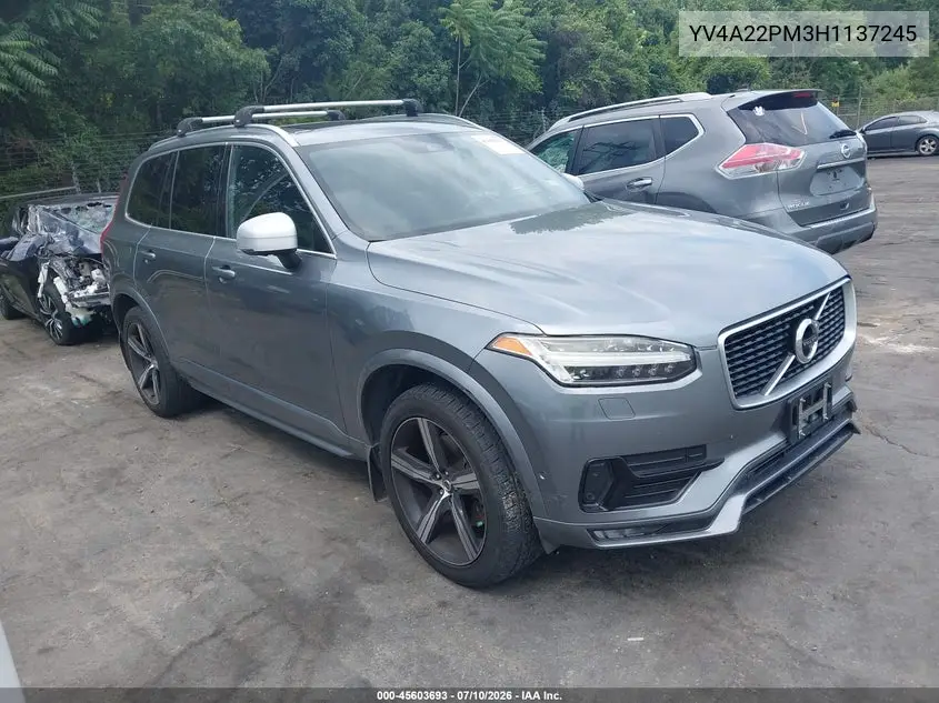 2017 Volvo Xc90 T6 R-Design VIN: YV4A22PM3H1137245 Lot: 45603693