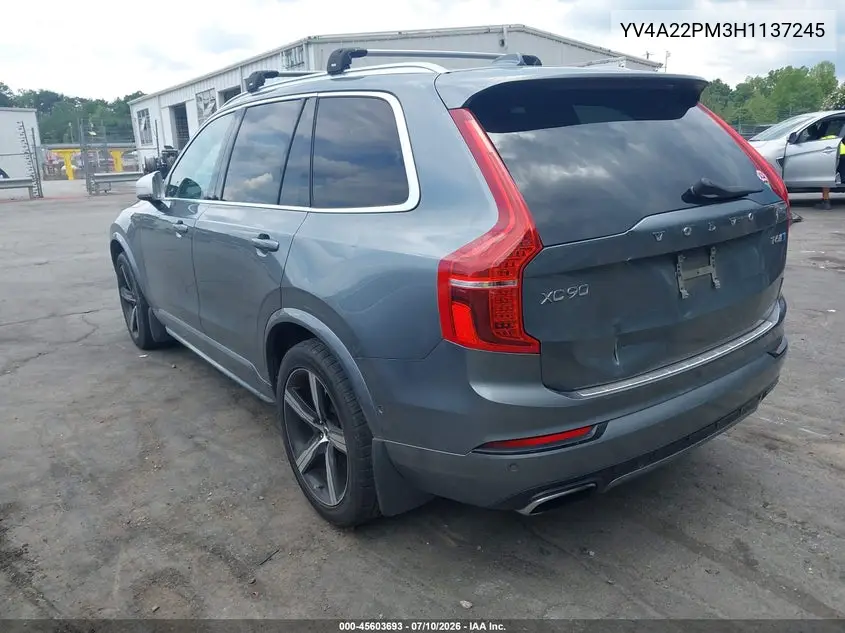 2017 Volvo Xc90 T6 R-Design VIN: YV4A22PM3H1137245 Lot: 45603693