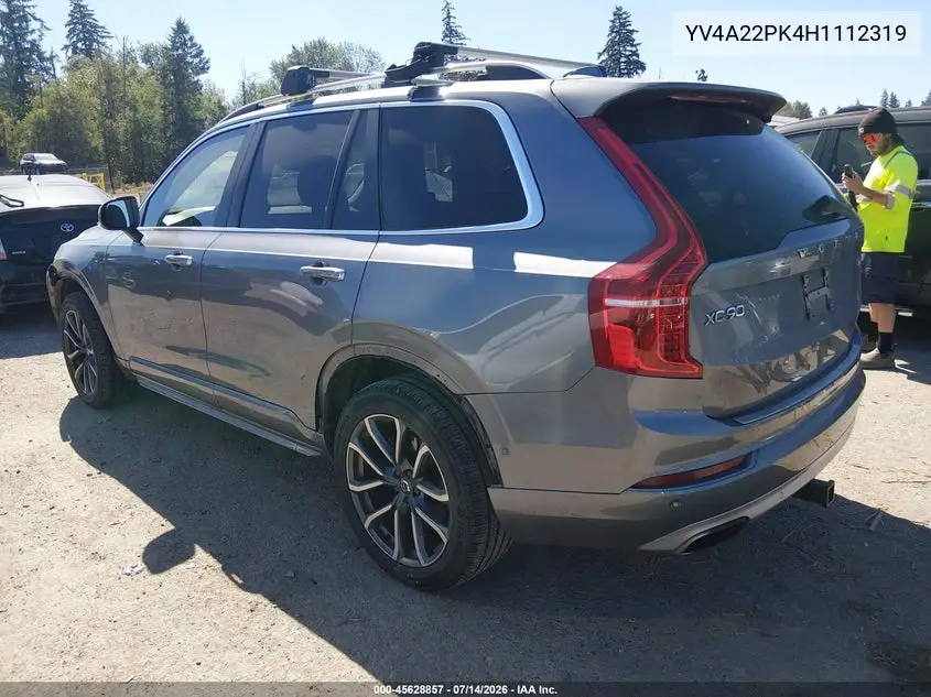 2017 Volvo Xc90 T6 Momentum VIN: YV4A22PK4H1112319 Lot: 45628857