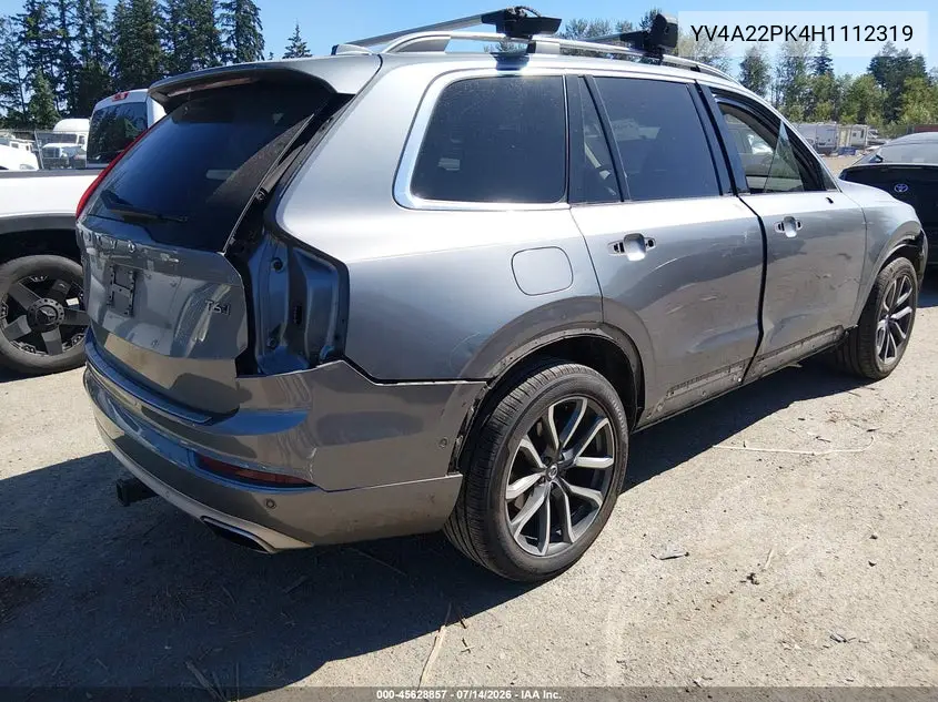 2017 Volvo Xc90 T6 Momentum VIN: YV4A22PK4H1112319 Lot: 45628857