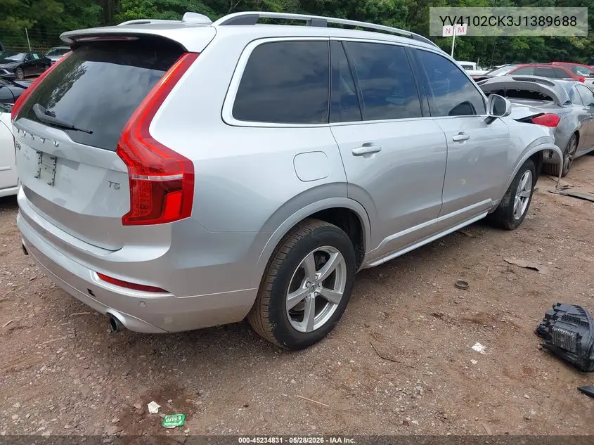 2018 Volvo Xc90 T5 Momentum VIN: YV4102CK3J1389688 Lot: 45234831