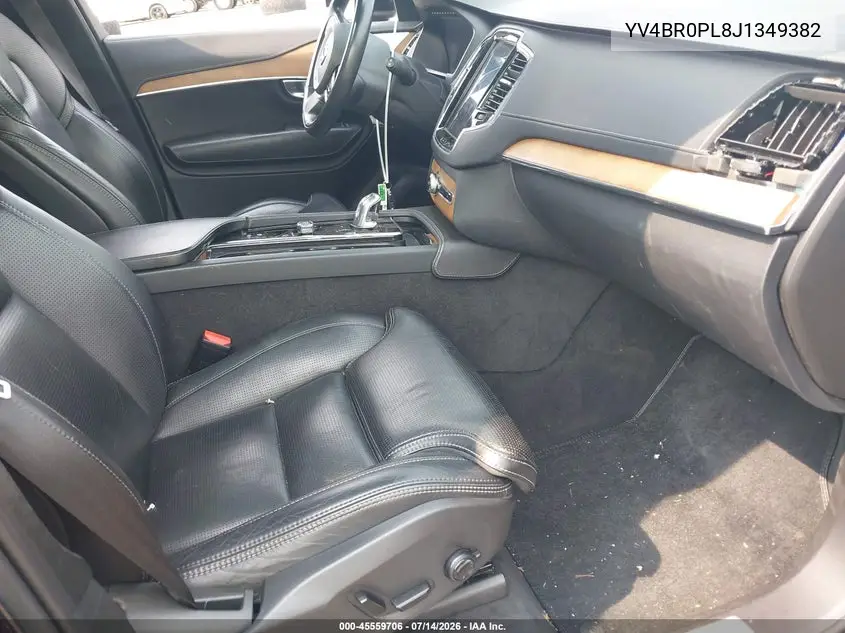 2018 Volvo Xc90 Hybrid T8 Inscription VIN: YV4BR0PL8J1349382 Lot: 45559706